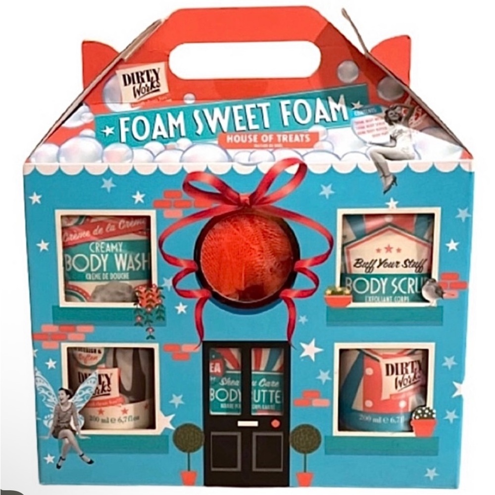 NWT- Foam Sweet Foam-Christmas Body Wash Spa Gift Set